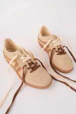 Muggo HUXLEY Double Lace-Up Women's Casual Sneaker Sports Shoes