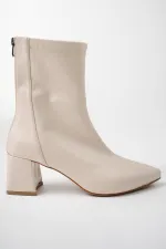 Bottes à talons pour femmes Muggo DARJA garanties à bout pointu et fermeture éclair à l'arrière