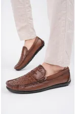 Chaussures décontractées pour hommes Muggo WOLTZ en cuir véritable classique garanti