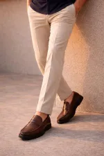 Muggo GENTZ Genuine Leather Comfortable Sole Men's Casual Classic Loafer Shoes Muggo GENTZ Genuine Leather Comfortable Sole Men's Casual Classic Loafer Shoes
