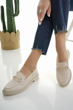 Mocassins décontractés pour femmes Muggo SUSSIE avec boucle métallique garantie