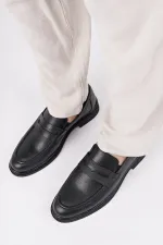 Chaussures classiques décontractées pour hommes Muggo EUPHO en cuir véritable