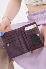 Muggo ARYA Bozuk & Kağıt Para Bölmeli Fermuarlı Kartlık Kadın Cüzdan