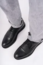 Muggo Marcel Garantili Erkek Günlük Klasik Hakiki Deri Casual Ayakkabı