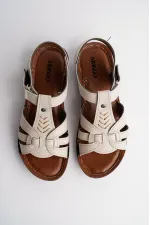 Muggo Kadın Garantili Günlük Ortopedik Kaymaz Taban Comfort Rahat Sandalet