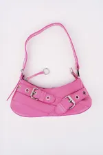 Muggo DOCPE Kadın Kemer Detaylı Baget Çanta