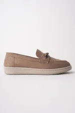 Mocassins décontractés en daim à détails perlés pour femmes Muggo AUREVA