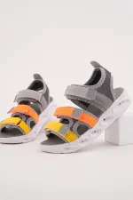 Sandales lumineuses à scratch Muggo NAVI pour garçons