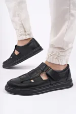 Muggo Oliver Guaranteed Men's Casual Classic Genuine Leather Comfortable Orthopedic Sandals