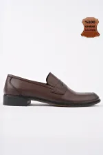 Chaussures classiques pour hommes Muggo H040 en cuir véritable