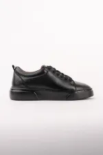 Muggo LEONS Genuine Leather Men's Thick Sole Lace-up Casual Sneaker Muggo LEONS Genuine Leather Men's Thick Sole Lace-up Casual Sneaker