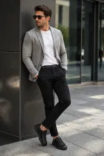 Muggo JUNO Hakiki Deri Bağcıklı Erkek Günlük Klasik Casual Ayakkabı