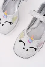 Muggo PATY Cırtlı ve Simli Günlük Kız Çocuk Babet