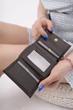 Muggo LITTLE Women's Wallet with Coin & Paper Money Compartment and Zippered Card Holder