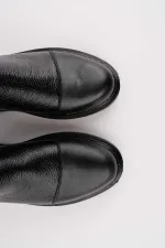 Muggo DRAKO Genuine Leather Double Zipper Men's Winter Chelsea Boots