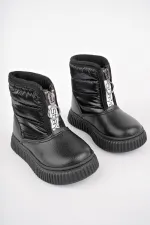 Bottes de pluie et de neige pour bébé Muggo CANDY, confort garanti, avec fermeture éclair avant et doublure en fourrure