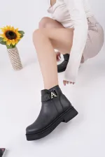 Bottes zippées pour femmes Muggo VENTOZA avec détail de ceinture et de boucle
