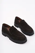 Mocassins Muggo PARADISE en cuir véritable à semelle épaisse, pour femmes, parfaits au quotidien.