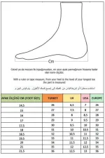 Muggo UNİCORN Garantili Günlük Ortopedik Hafif Taban Taşlı ve Cırtlı Kız Çocuk Babet