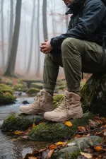 Muggo RANGER Tactical Military Zip-Up and Lace-Up Desert Boot