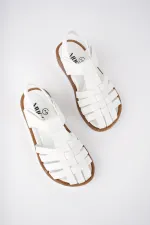 Muggo Rapunzel Garantili Günlük Ortopedik Hafif Taban Cırtlı Kız Çocuk Sandalet