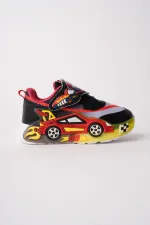 Muggo CAR Velcro Car and Light-Up Kids' Casual Sneaker Sports Shoes