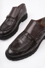 Chaussures orthopédiques décontractées pour hommes Muggo DIEGO Classic en cuir véritable