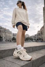 Chaussures de sport décontractées à lacets et semelle épaisse Muggo SHIFT pour femmes