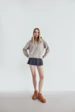 Bottines courtes décontractées Muggo HUG Guaranteed pour femmes, à semelle épaisse et doublure en fourrure.