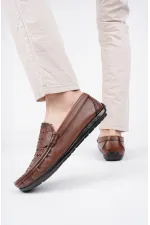 Chaussures décontractées pour hommes Muggo WOLTZ en cuir véritable classique garanti