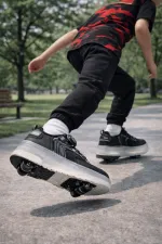 Muggo FLOW Kids Light-Up Roller Skate Sneaker Sports Shoes Muggo FLOW Kids Light-Up Roller Skate Sneaker Sports Shoes