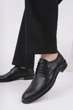 Chaussures classiques pour hommes Muggo H043 en cuir véritable