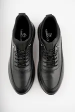 Muggo GRATUIT Garantie Chaussures orthopédiques confortables et classiques décontractées pour hommes en cuir véritable