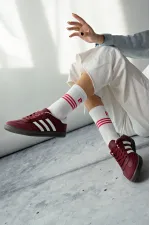 Muggo JABBAR Unisex Ortopedik Günlük Garantili Bağcıklı Yürüyüş Koşu Sneaker Spor Ayakkabı