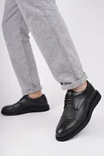 Muggo Marcel Garantili Erkek Günlük Klasik Hakiki Deri Casual Ayakkabı