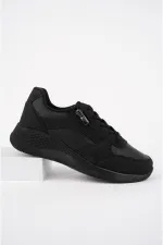 Chaussures de sport confortables et orthopédiques Muggo Asel pour femmes, à lacets et fermeture éclair latérale.