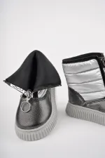 Bottes de pluie et de neige pour bébé Muggo CANDY, confort garanti, avec fermeture éclair avant et doublure en fourrure