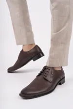 Chaussures classiques pour hommes Muggo H043 en cuir véritable