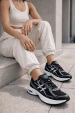 Muggo HYNEX Women's Thick Sole Lace-up Casual Sneaker Sports Shoes