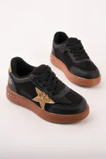 Muggo GALAXY Star Detail Lace-up Kids' Casual Sneaker Sports Shoes Muggo GALAXY Star Detail Lace-up Kids' Casual Sneaker Sports Shoes