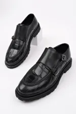 Chaussures orthopédiques décontractées pour hommes Muggo DIEGO Classic en cuir véritable