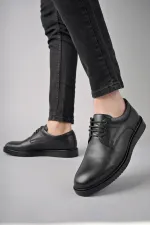 Chaussures décontractées classiques en cuir véritable pour hommes Muggo Mendy, garanties