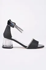 Chaussures à talons courts pailletées à bride cheville pour filles Muggo NOŞA