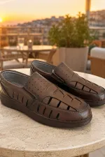 Muggo ROVERY Men's Casual Comfortable Perforated Sandals