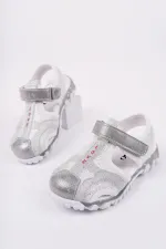 Muggo SLYVESTER Günlük Önü Kapalı Cırtlı Unisex Çocuk Sandalet