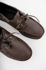 Muggo Sidro chaussures décontractées classiques en cuir véritable garanties pour hommes
