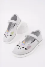 Ballerines Muggo PATY à scratch et paillettes pour filles