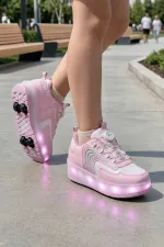 Muggo FLOW Kids Light-Up Roller Skate Sneaker Sports Shoes Muggo FLOW Kids Light-Up Roller Skate Sneaker Sports Shoes