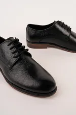 Muggo MATHEW Genuine Leather Lace-up Men's Classic Casual Shoes
