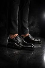 Chaussures décontractées classiques pour hommes Muggo EDWIN à lacets et semelle confortable